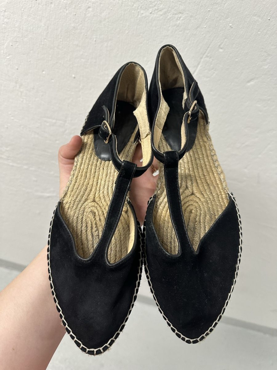 Scarpe da donna: Espadrilles, Leder, Gr.42 – Usato da Uster venduto da staernli4 3