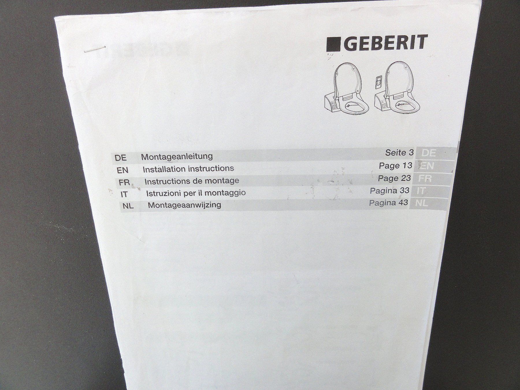 Geberit WC: Dusch WC Aufsatz Geberit Aqua Clean 5000 plus – D'occasion à Ebikon par 2297 5