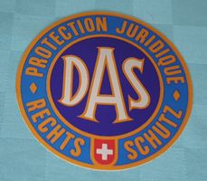 Aufkleber DAS PROTECTION JURIDIQUE RECHTS SCHUTZ Wappen