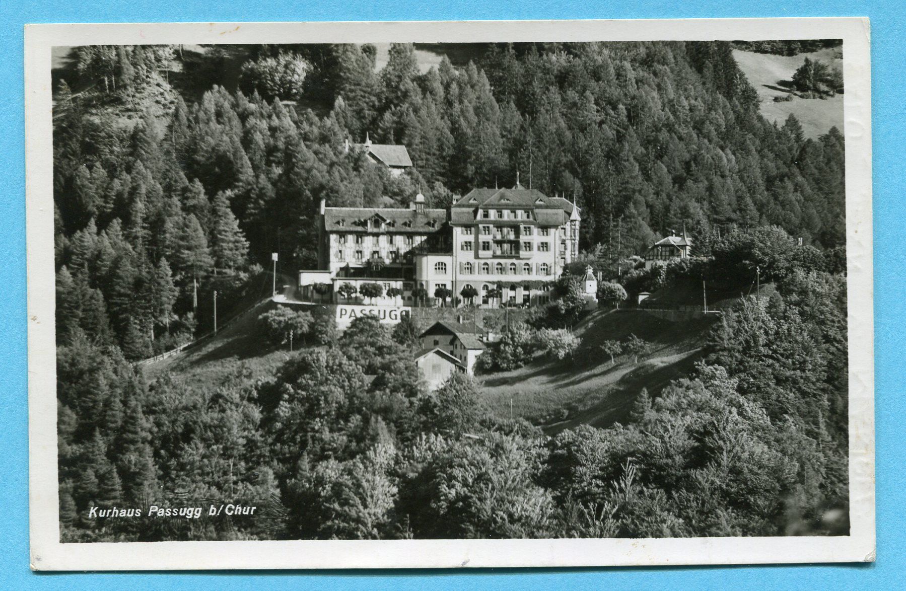 Ansichtskarten: Kurhaus Passugg bei Chur 1940 – Gebraucht aus Opfikon von Prophila