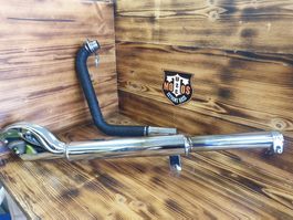 Motorrad Auspuff Cleveland Tha Heist neu ohne Zulassung