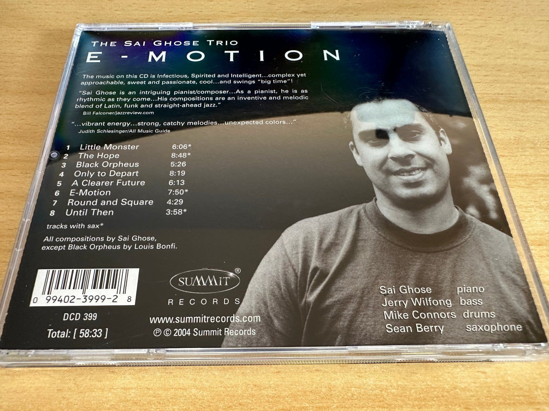 CD: The Sai Ghose Trio – E-Motion – Usato da Rikon im Tösstal venduto da Alpenmutz 1