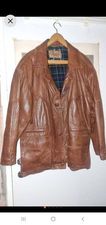 Vintage Designer Herren Jacke, 6mm Nappaleder