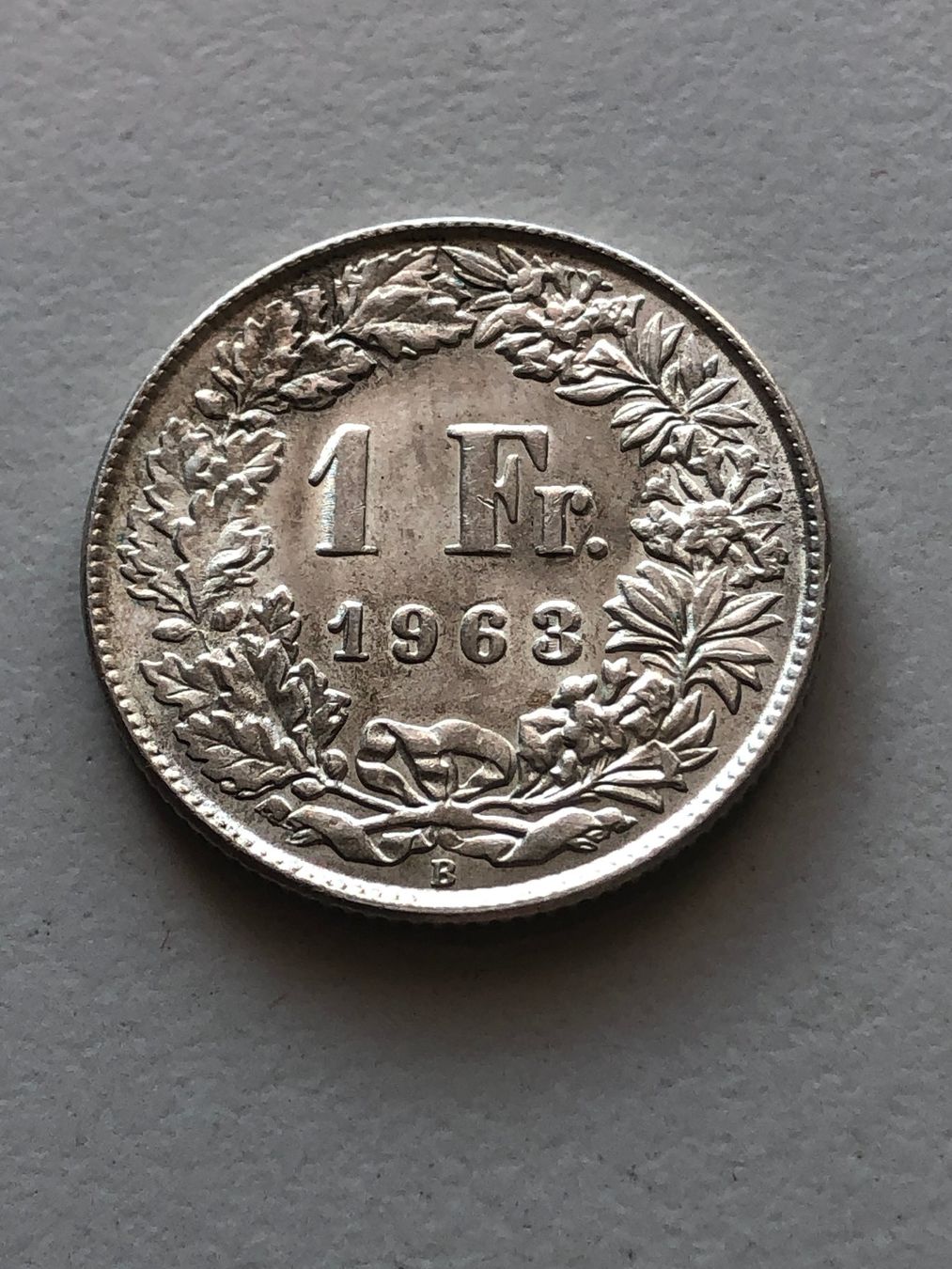 Alle Münzen: 1 Fr. 1963 – Gebraucht aus Schötz von Odpa