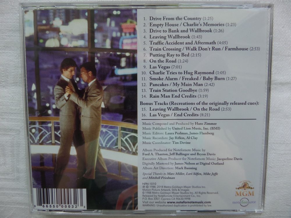 Hans Zimmer - Rain Man - Complete Score Limited Edition | Kaufen auf ...