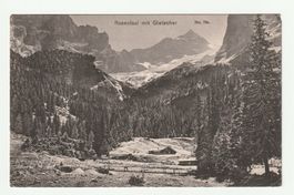 Postkarte Rosenlaui mit Gletscher, Bern