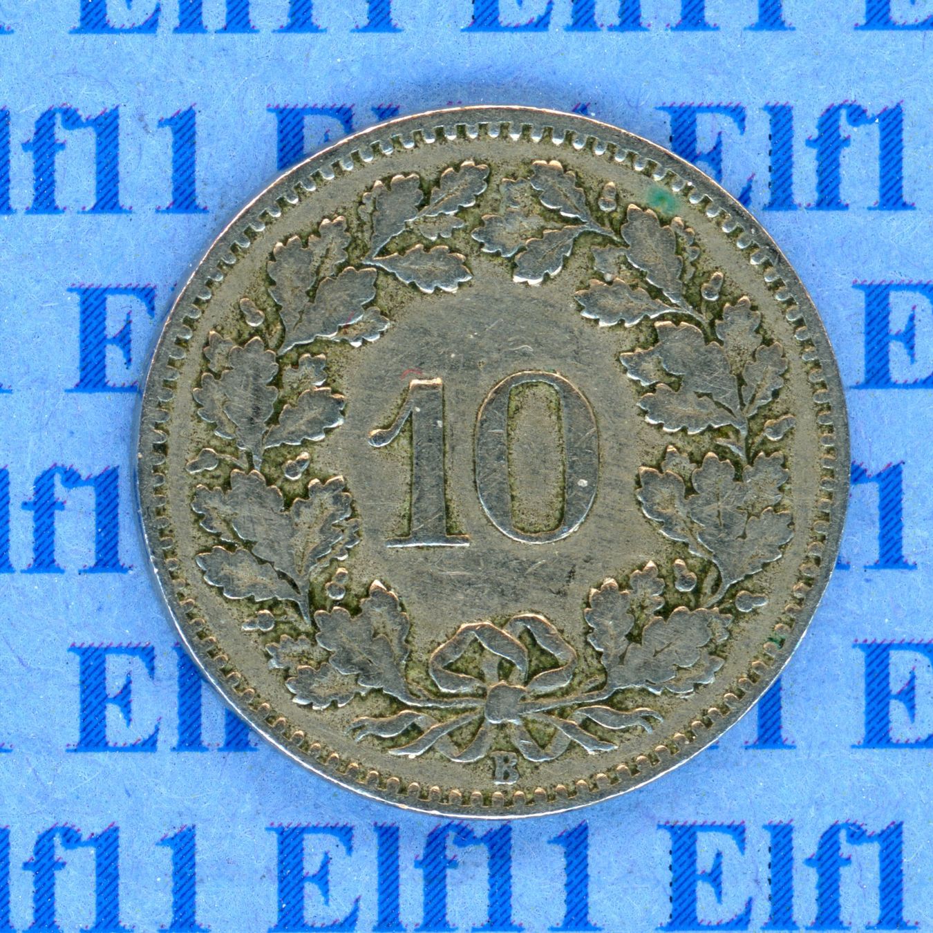 Tutti le monete: CHF___0.10 1879 s-ss 10 Rappen – Usato da Widnau venduto da Elf11 1