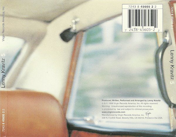 CD: Lenny Kravitz - 5 [Virgin] – Usato da Unterbch venduto da uqliv 1