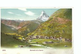 Zermatt  et le Cervin, mit Matterhorn