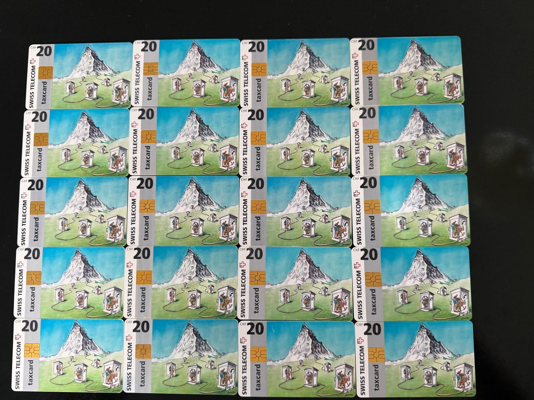 Swisscom Cartes de téléphone: 20 cartes téléphonique. – D'occasion à Peseux par philstyle