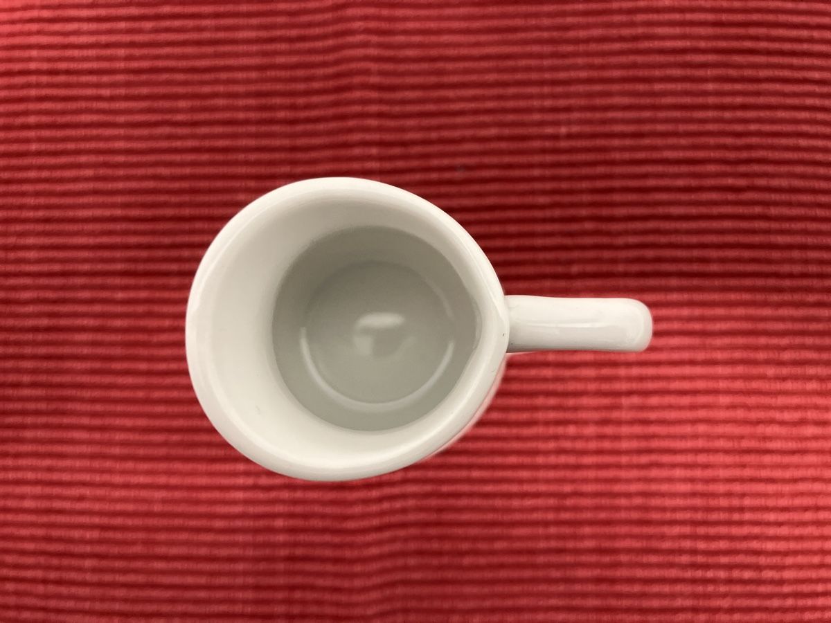 Caraffe: White Porcelain Creamer Pitcher - 5cm tall – Usato da Wettingen venduto da BAG4478 1