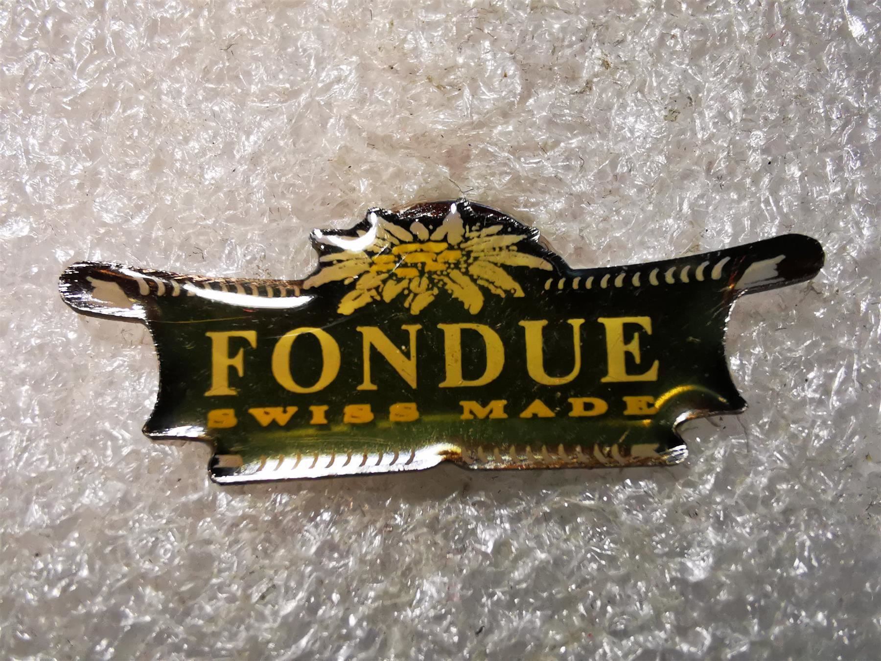 Plaquettes & Badges: Ansteckpin 9: Fondue – D'occasion à Oppligen par Pin-Fall-Shop