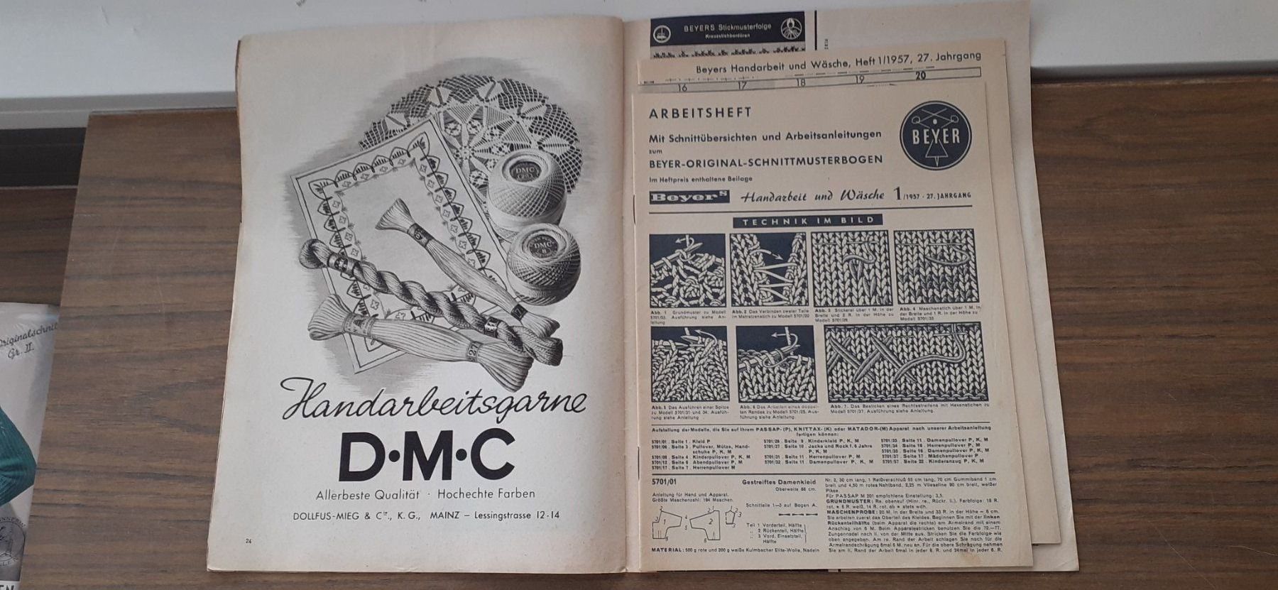 Riviste & Magazine: Strickheft 1957 Beyers Handarbeit – Usato da Mörschwil venduto da lindaswunderkiste 4