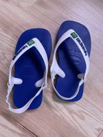 Havaianas Flip Flops, Blau Gelb, Grösse 23/24