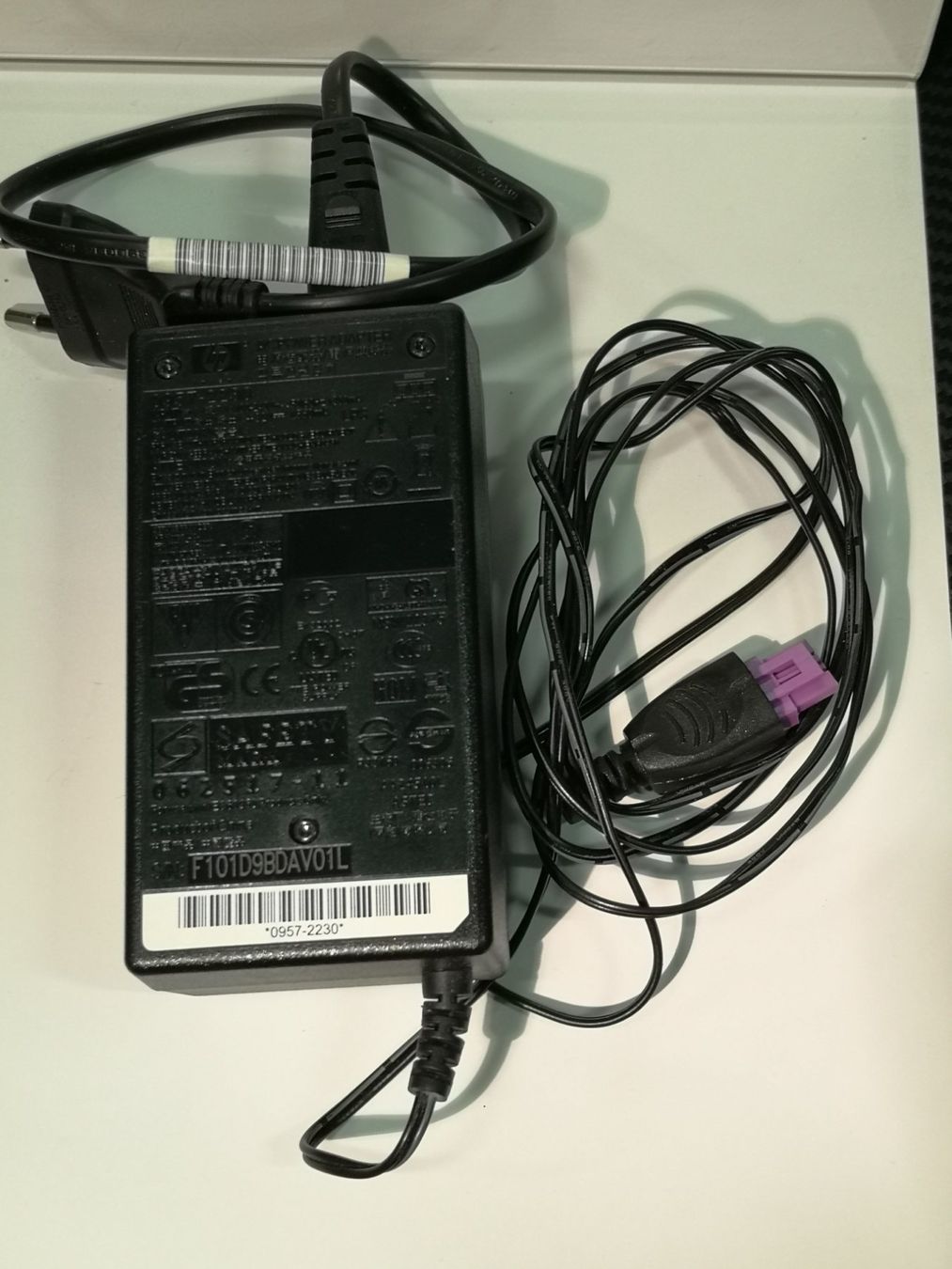 Hewlett Packard Unità & Adattatore: Netzteil HP Drucker Printer AC Power Adapter lila 32V-1560mA – Usato da Kloten venduto da Thaipc 4
