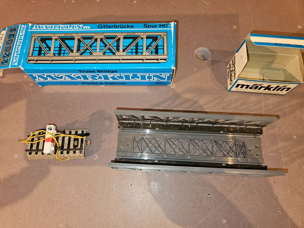Märklin Brücke 7262 und Prellbock 7191 mit OVP (Gebraucht) in Bern für ...