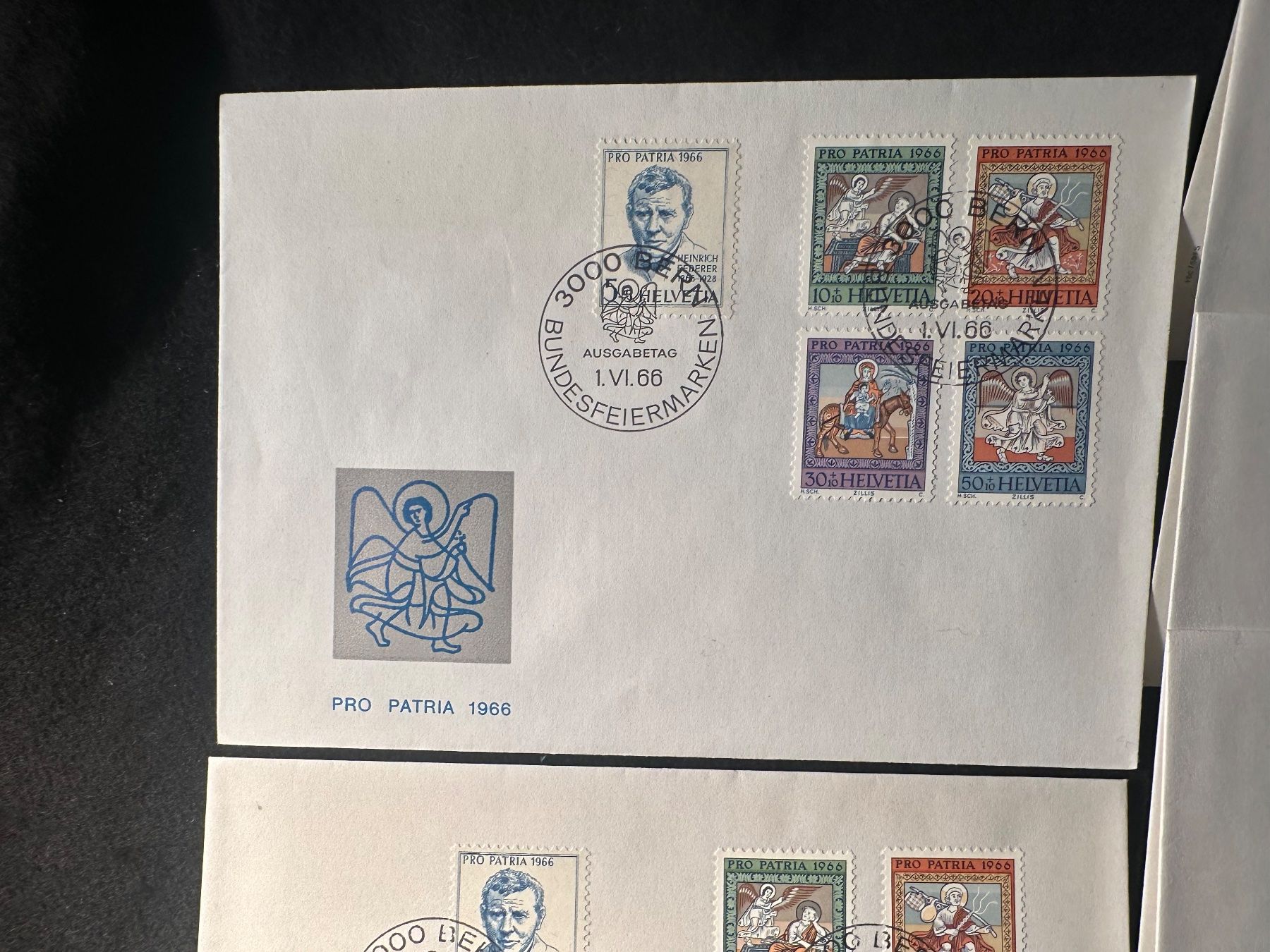Tutti i francobolli: FDC 1966 Pro Patria Schweiz Lot – Usato da Stettfurt venduto da 2442 2
