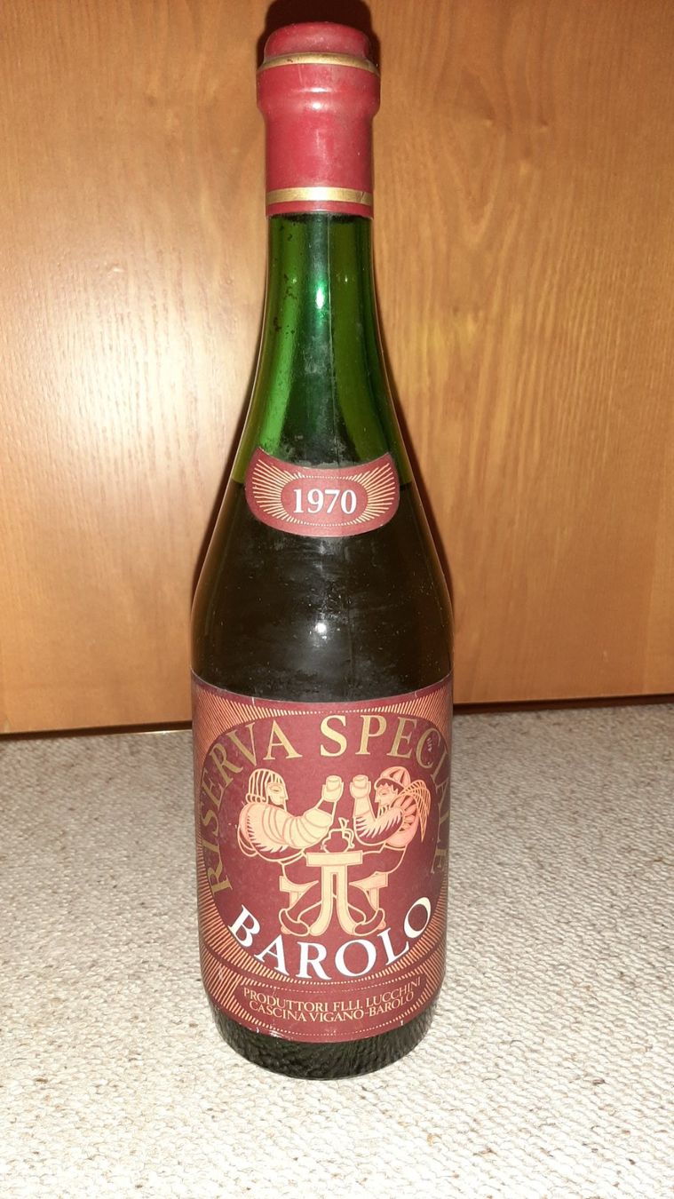 Wein: Bottiglia di vino Barolo riserva speciale 1970 – Gebraucht aus Porza von ulletta1