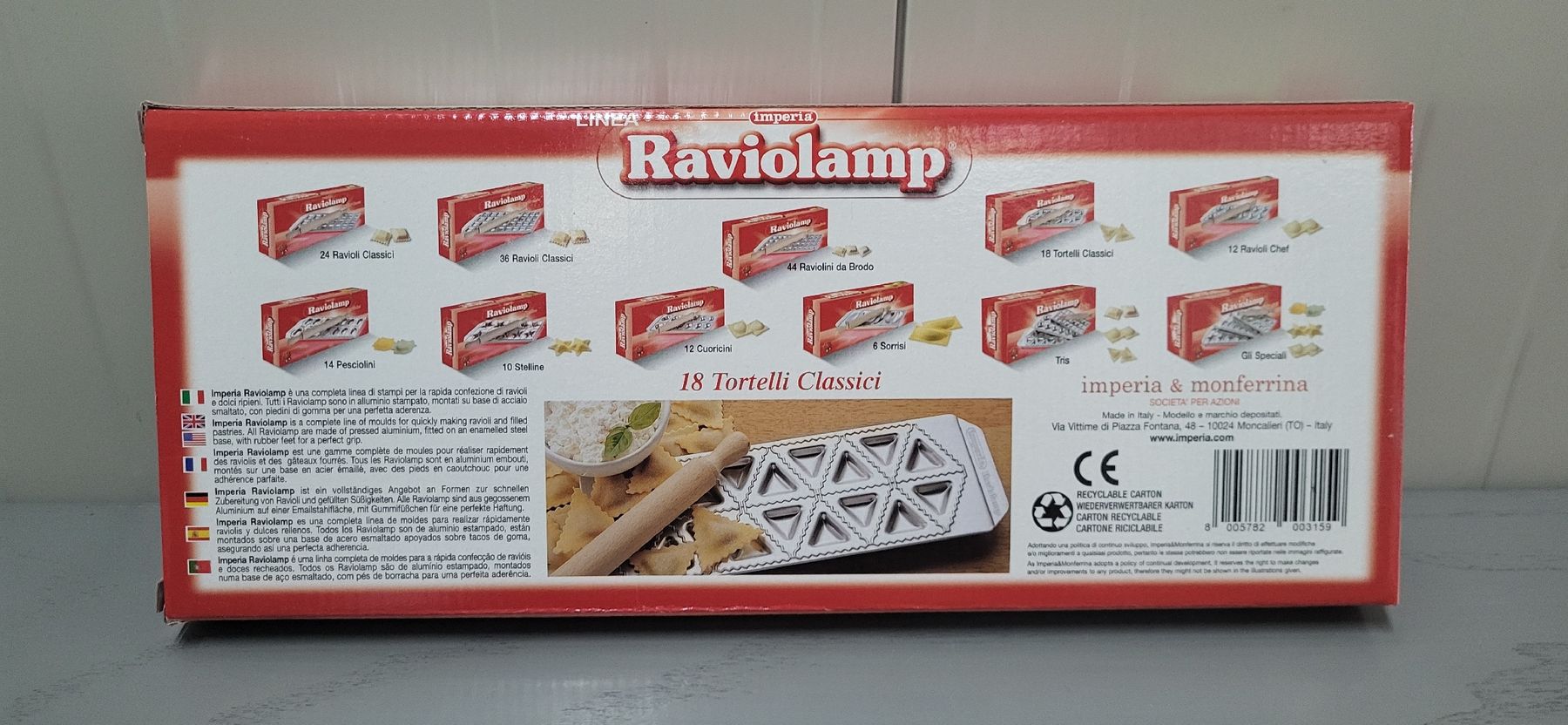 Elettrodomestici da cucina: Ravioliform "Tortelli Classici" von Imperia, neu – Nuovo e nell'imballaggio originale da Figino venduto da mayam63 5