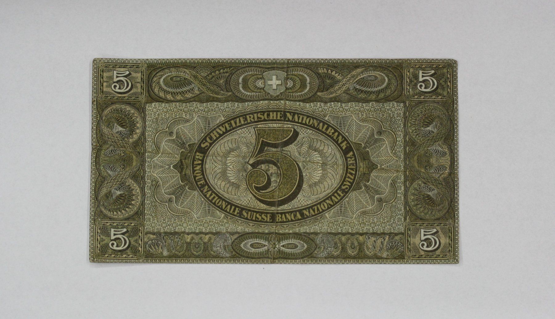 Banconote: 5 Franken Note 1939 – Usato da Chur venduto da Invinoveritas