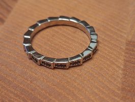 Alliance Fingerring 925 Sterling Silber Moissanit inkl. Zert