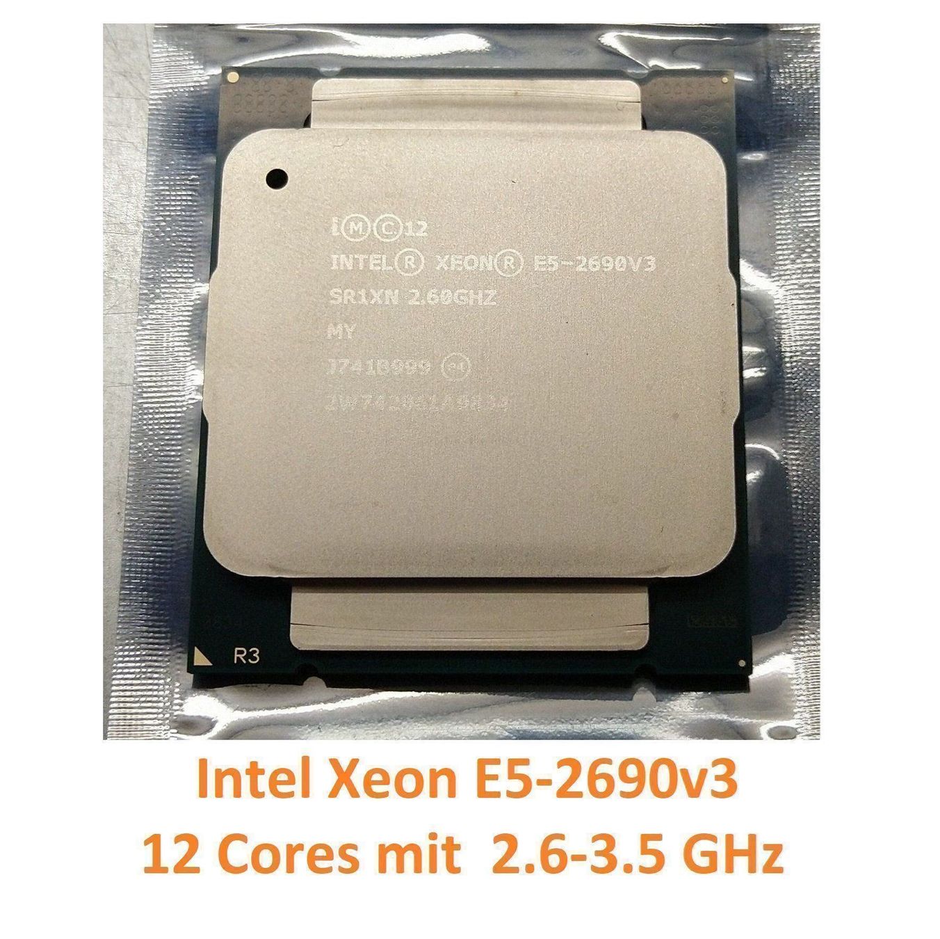 Intel Server: Intel E5-2690v3 CPU mit 12 Cores – Usato da Hägendorf venduto da serverstore365