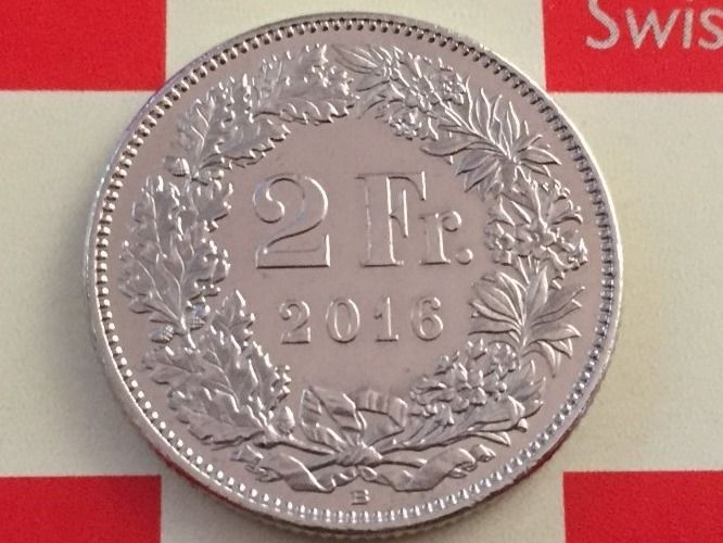 Tutti le monete: 2 Franken 2016 ss-vz – Usato da Elsau venduto da herbybay