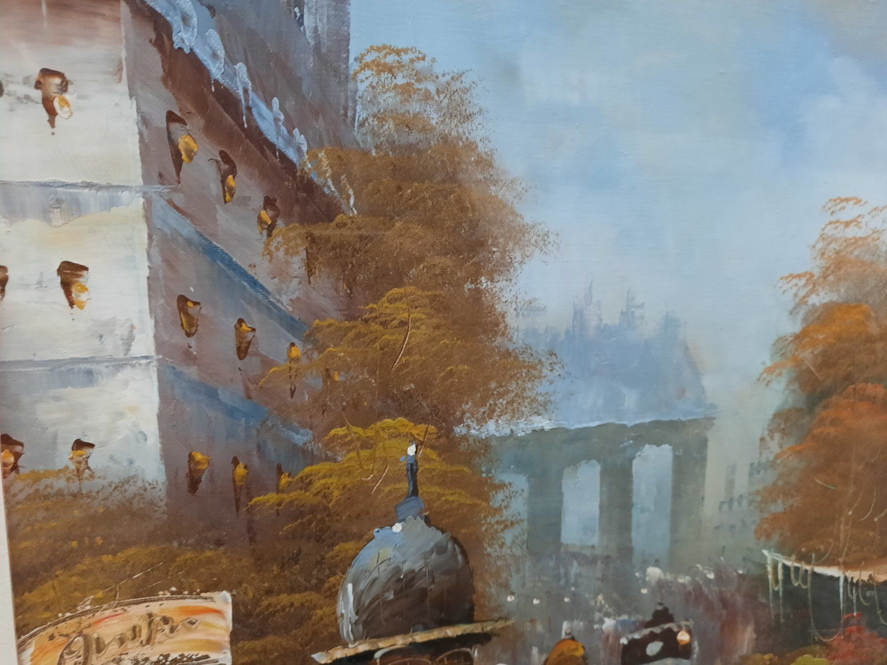 Dipinti: Schön gemalenes Kunstbild, signiert. – Usato da Weinfelden venduto da JoeBaer 3