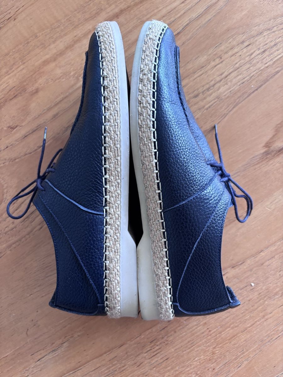 Scarpe da uomo: Blue Leather Summer Shoes – Usato da Zürich venduto da Grothschild 3