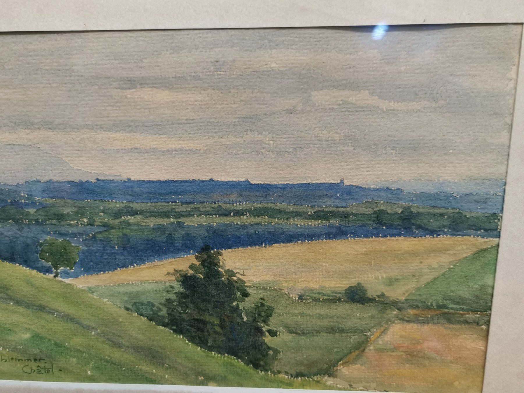 Dipinti: TABLEAU SIGNÉ ET DATÉ GIMEL 1917 – Usato da Genève venduto da Qanil77 4