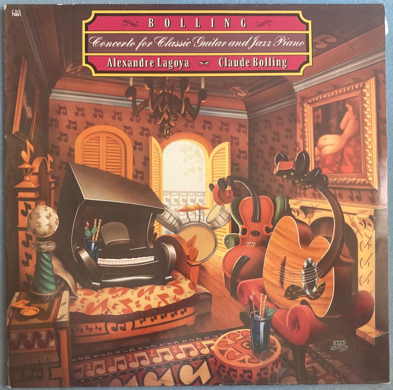 Dischi in vinile: CLAUDE BOLLING / ALEXANDRE LAGOYA - CONCERTO FOR CLASSIC GUI – Usato da Poliez-Pittet venduto da Newtown-Records