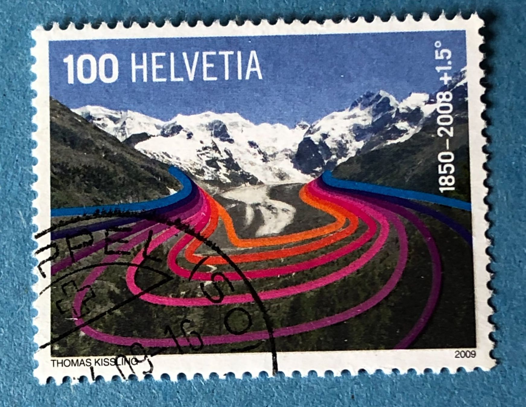 Tutti i francobolli: Nr. 1300  Morteratschgletscher GESTEMPELT 2009    – Usato da Aarau venduto da Billa007