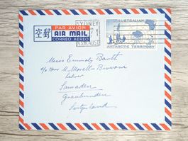 TR80 Enveloppe + Timbre Australie 1957