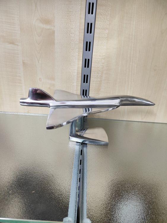 1/125 Concorde Flugzeugmodell Mit LED-Beleuchtung – Detailgetreues Harzmodell Zum Sammeln & Dekorieren