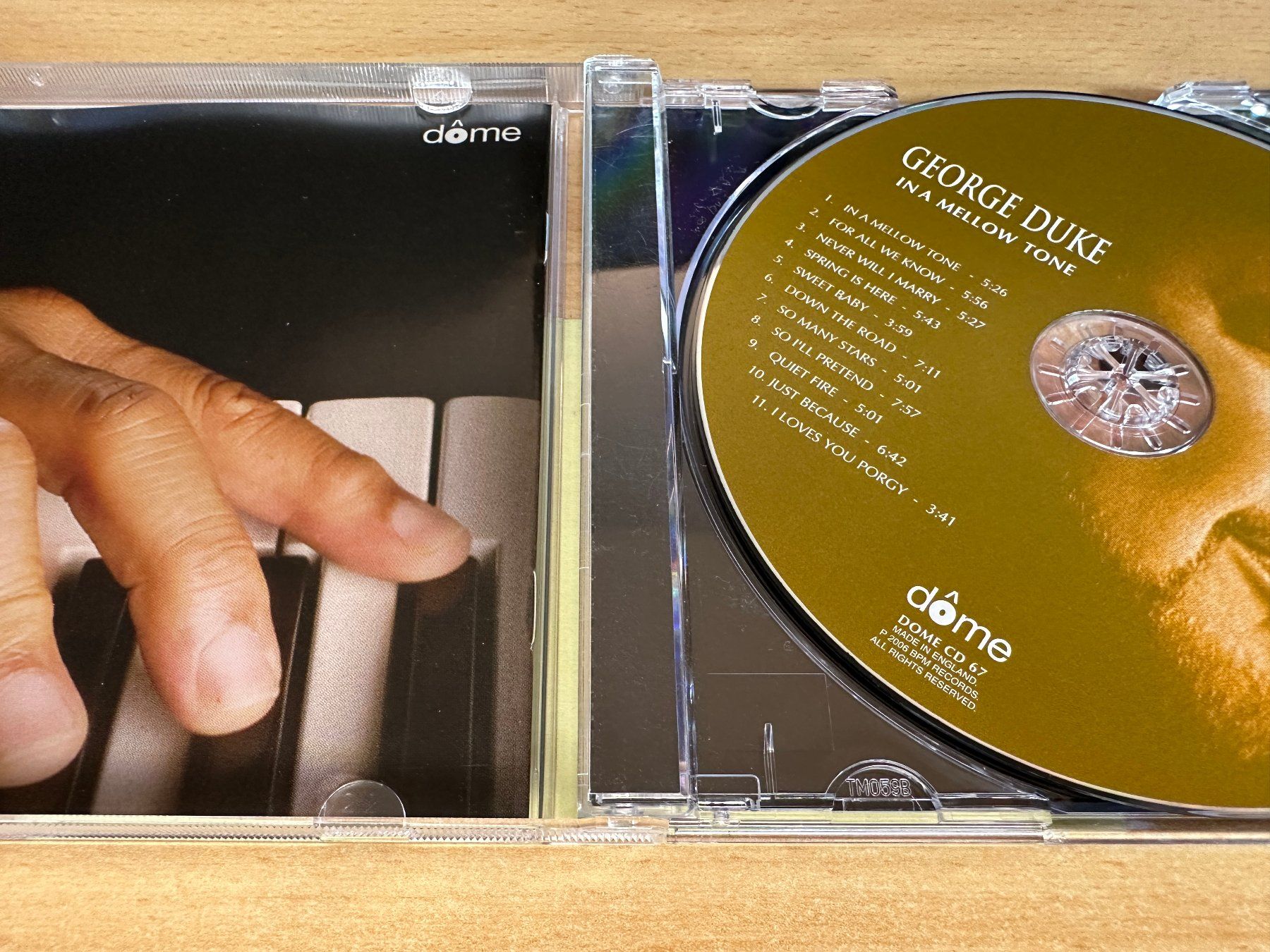 CD: George Duke - In a Mellow Tone – Usato da Rikon im Tösstal venduto da Alpenmutz 2
