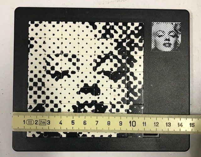 Puzzle: mystisches Quadrat-Puzzle mit Marylin Monroe – Usato da Zürich venduto da gigimai67 3