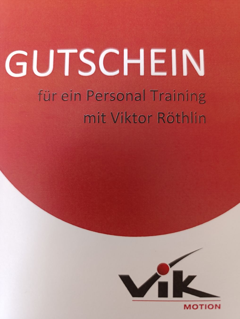 Buoni: Persönliches Training mit Viktor Röthlin - 90 Min. in Stans – Nuovo e nell'imballaggio originale da Herzogenbuchsee venduto da Olioli2