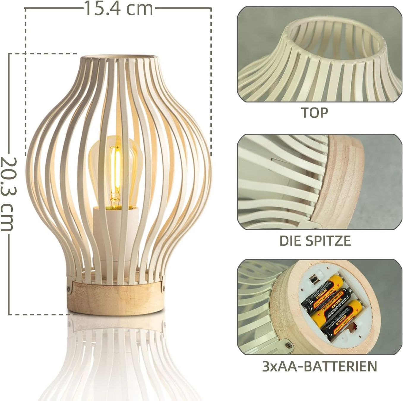 Lampade: Tischlampe Kabellos – Nuovo e nell'imballaggio originale da Nuglar venduto da SaleRitter 2