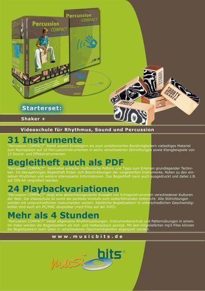 Strumenti musicali: SALE => SHAKER und DVD Percussion COMPACT => NEU – Nuovo (secondo la descrizione) da Zürich venduto da airbrush-and-more 3