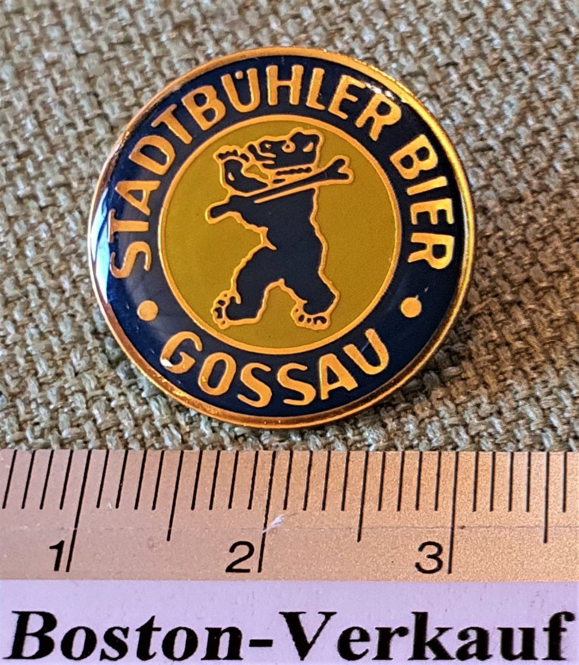 Placchette & Badge: D064 - Pin Stadtbühler Bier Gossau CH – Usato da Reinach BL venduto da Boston-Verkauf 1