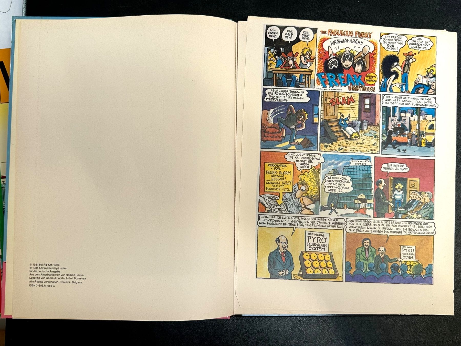 Comics: Die Freak Brothers 1981, hunderteComics eingestellt – Gebraucht aus Seltisberg von quadartswiss 1