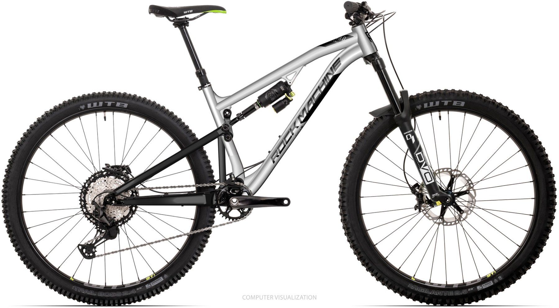 Rock Machine Biciclette: Rock Machine Blizzard TRL 90-29 Fully MTB – Nuovo e nell'imballaggio originale da Oberarth venduto da onido