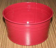 Übertopf Blechtopf dunkelrot Ø 20cm