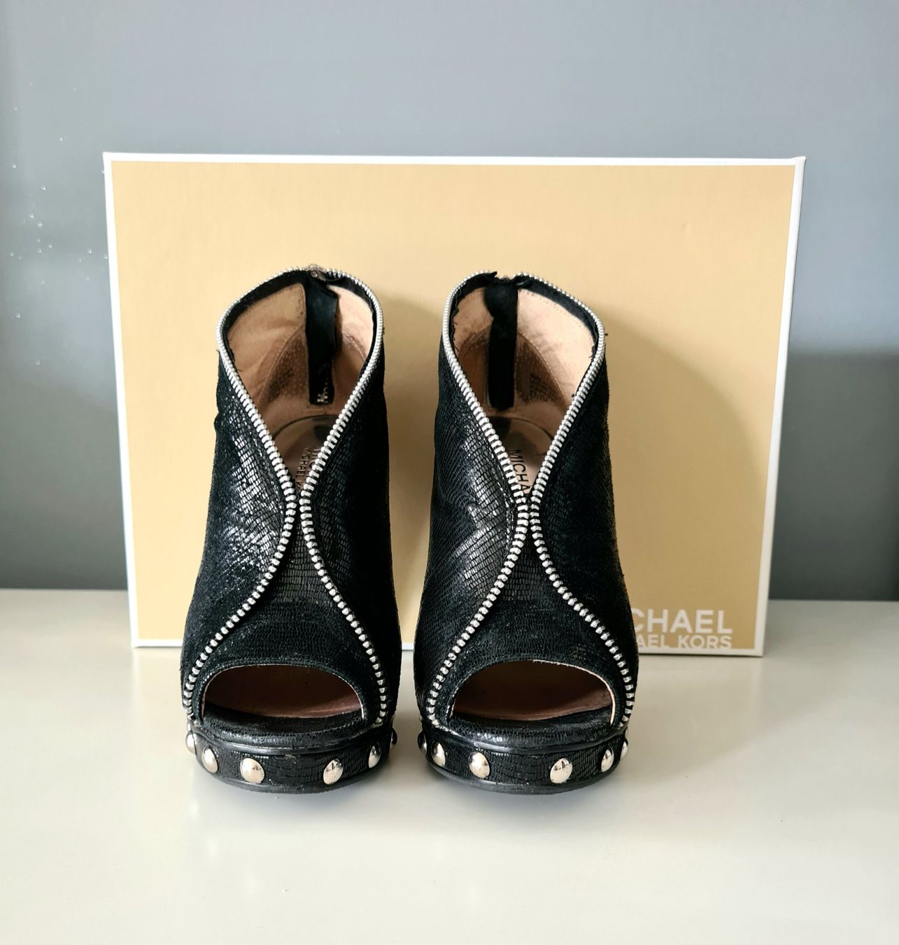 Michael Kors Scarpe da donna: Michael Kors bottines cuir,  pointure 37.5-38 – Usato da Thônex venduto da AneleManele