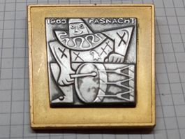 Fasnachtsplakette Basel 1965, Original - Top Zustand!