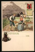Litho Glarus, Reklame für Cacao Suchard