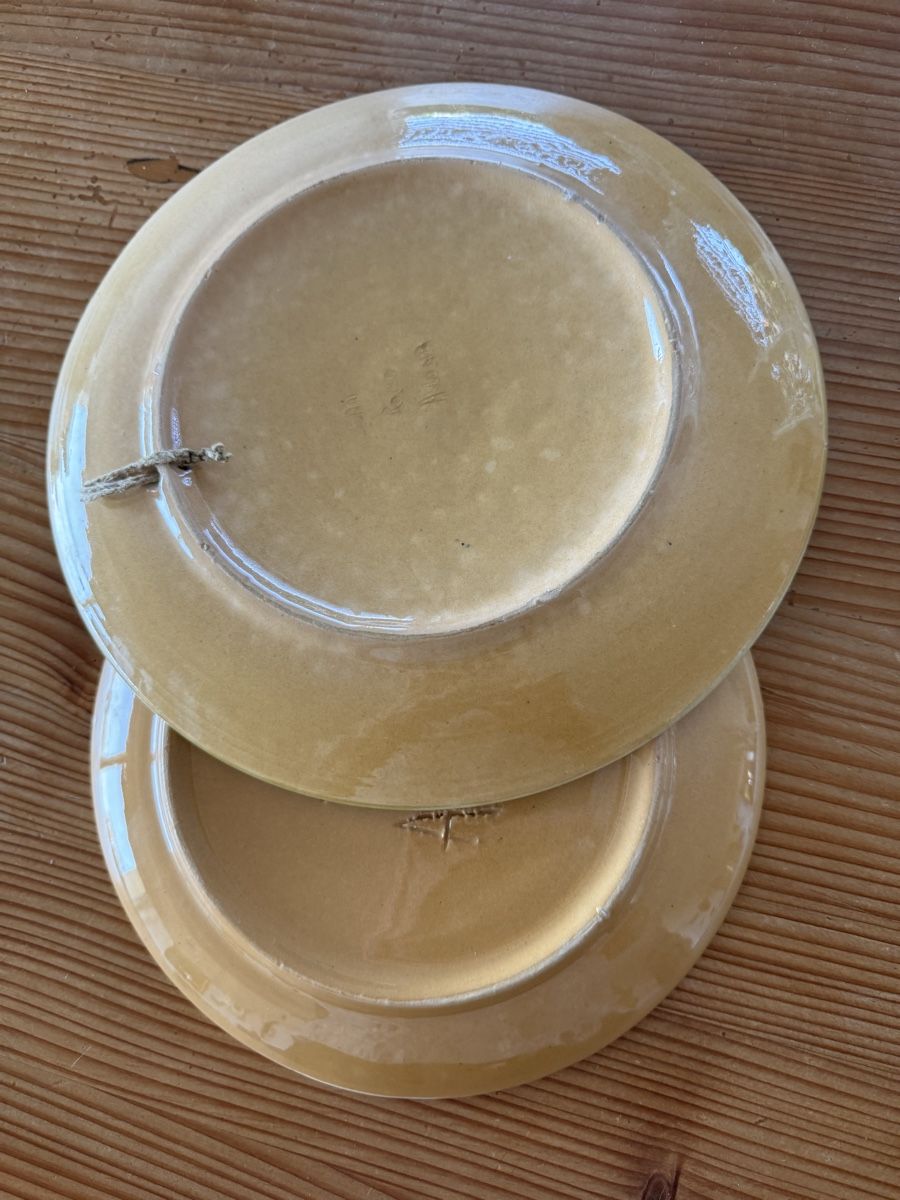 Piatti: Keramikteller, Handbemalt, Vintage, 2 Stk – Usato da Lanzenhäusern venduto da Galaa 4