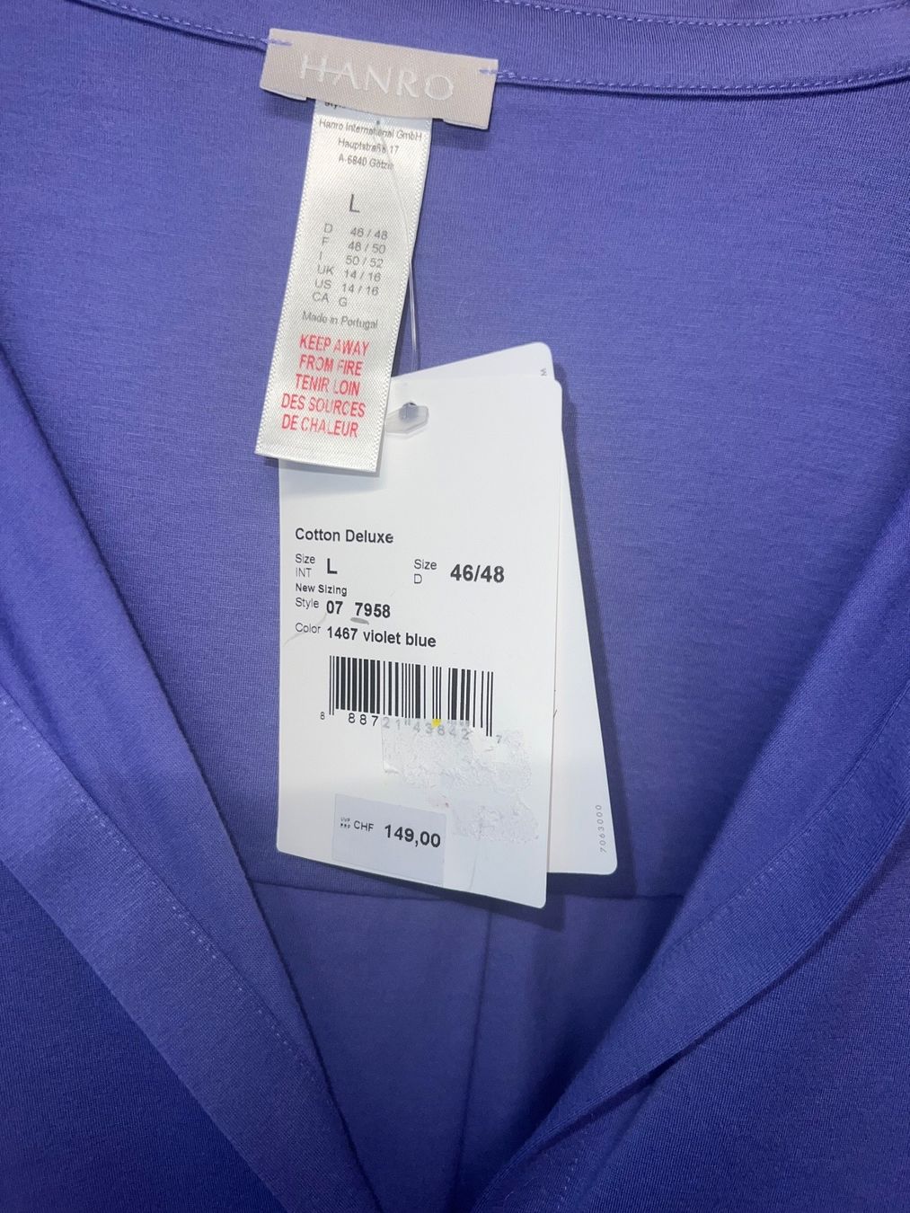 Hanro Negligees & Pyjamas: Nachthemd Hanro L neu – Neu (gemäss Beschreibung) aus Dornach von samuti 2