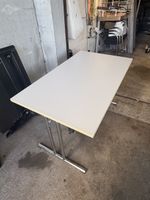 Klapptisch weiss Metallgestell super Zustand 120cm