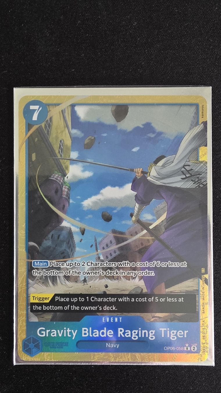 Cartoline: Gravity Blade Raging Tiger - OP06 – Nuovo (secondo la descrizione) da Bonstetten venduto da mar_5hmn